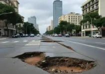 afundamento de via