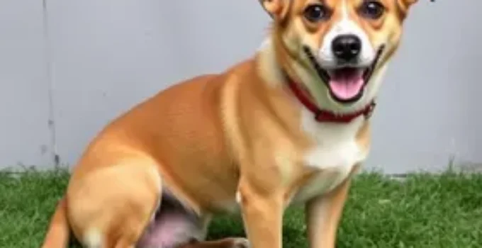 cachorro em centro de adoção
