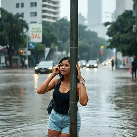 chuva forte causa alagamentos na capital e na Grande SP