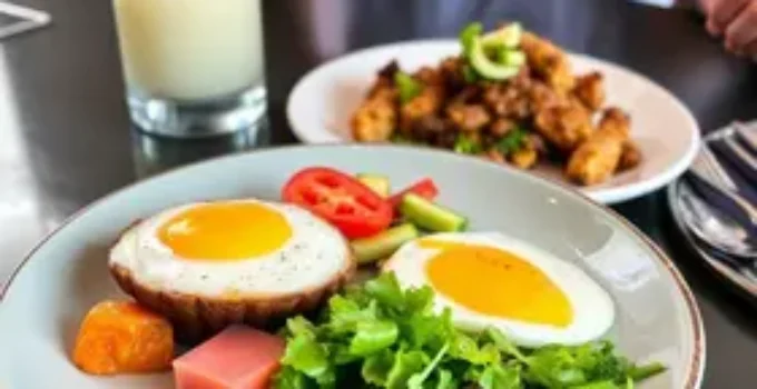 almoço barato
