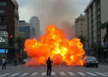 explosão misteriosa