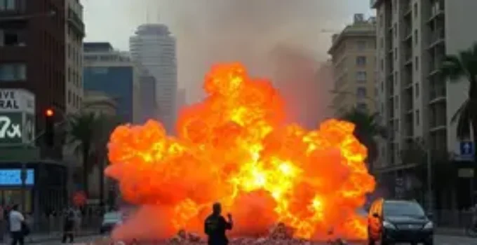 explosão misteriosa