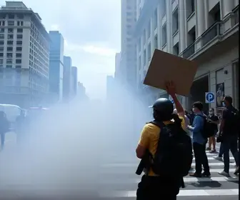 Galeria no Centro de SP fecha as portas para impedir ato pró-Lula