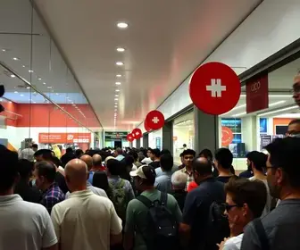 inauguração de loja