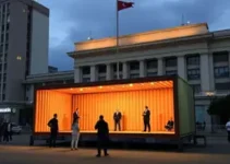 retomada do terreno do Teatro de Contêiner