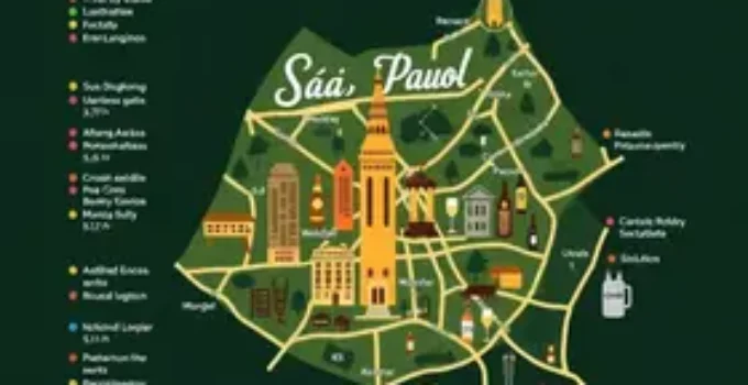 mapa de bares do centro de São Paulo