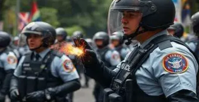 protesto de policiais em SP
