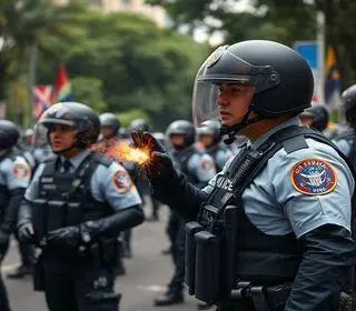 protesto de policiais em SP