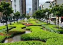 revitalização de jardins de chuva