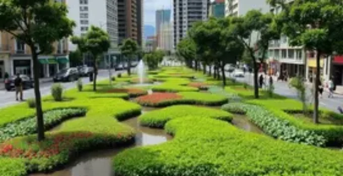 revitalização de jardins de chuva