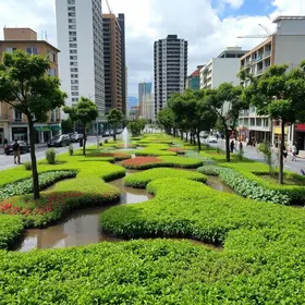 revitalização de jardins de chuva