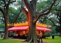 restaurante no Parque Trianon