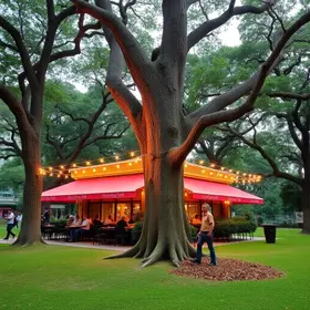 restaurante no Parque Trianon