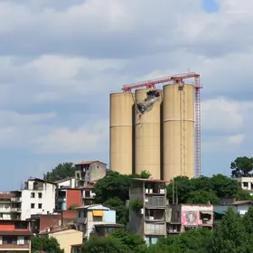 silos da favela do moinho
