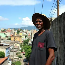último morador da favela do Moinho